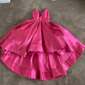 Hutch Strapless Pink Petite Ball Gown Anthropologie Size 0